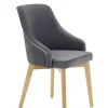 Krzesło Alain dąb/ grafitowe Solo 267