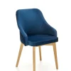 Krzesło Alain dąb/ granatowe Monolith 77