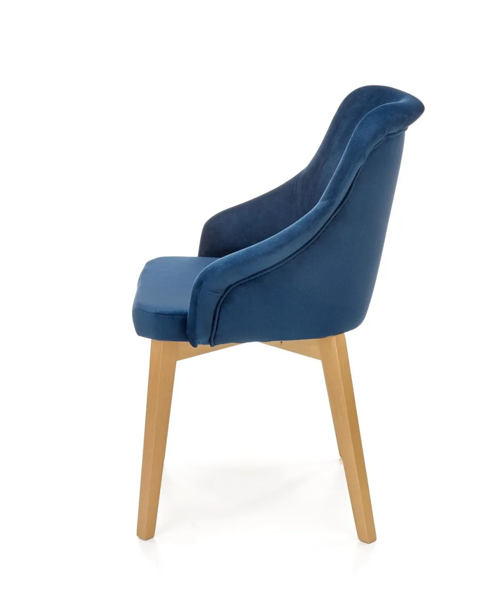 Krzesło Alain dąb/ granatowe Monolith 77