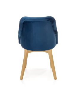 Krzesło Alain dąb/ granatowe Monolith 77