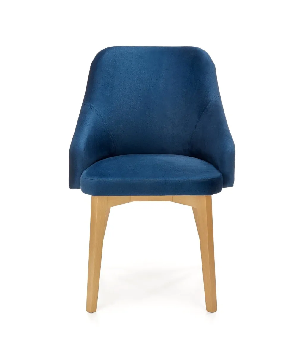 Krzesło Alain dąb/ granatowe Monolith 77