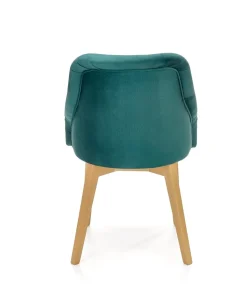 Krzesło Alain dąb/ zielone Monolith 37