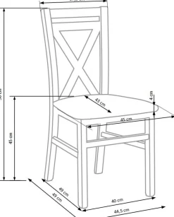 Krzesło Alaska orzech ciemny
