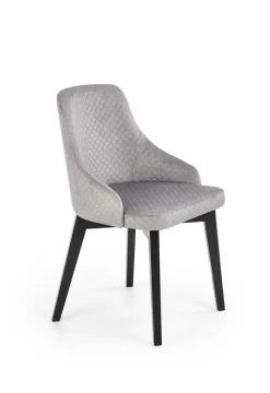 Krzesło Albe czarne/ szare Monolith 85