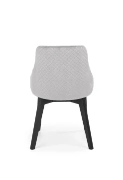 Krzesło Albe czarne/ szare Monolith 85