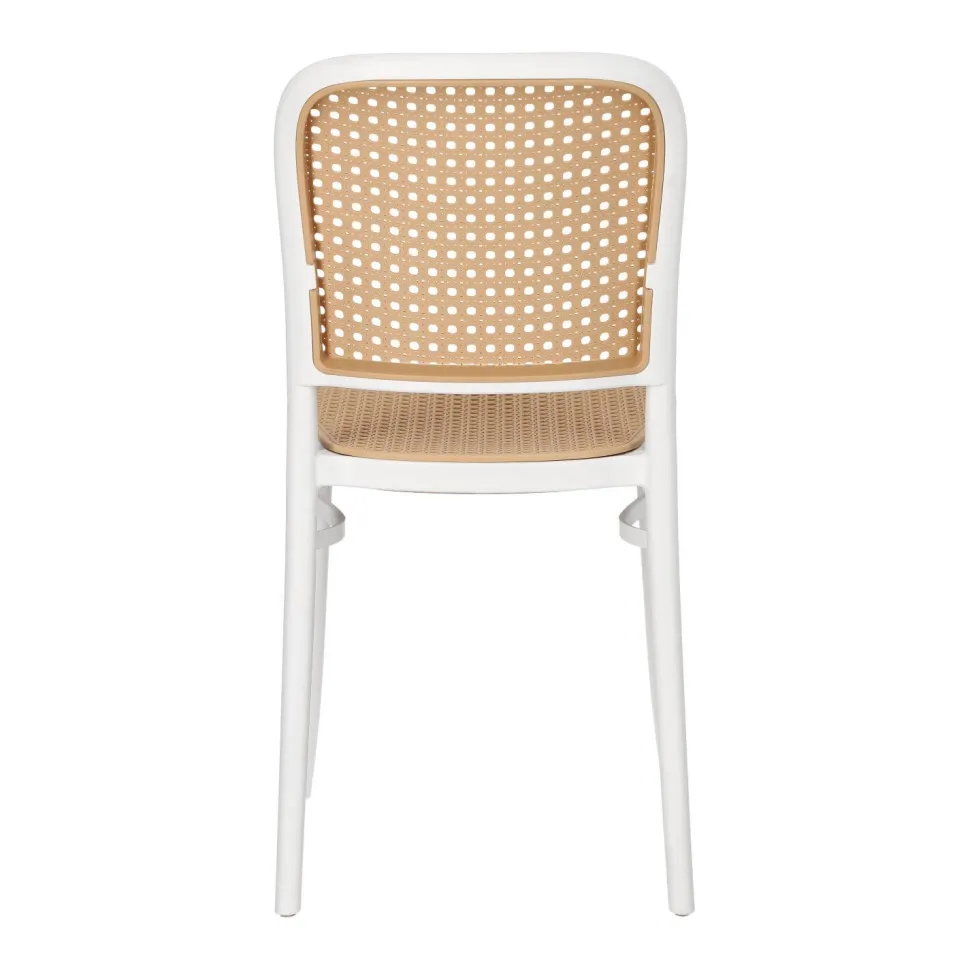 Krzesło Antonio białe z tworzywa