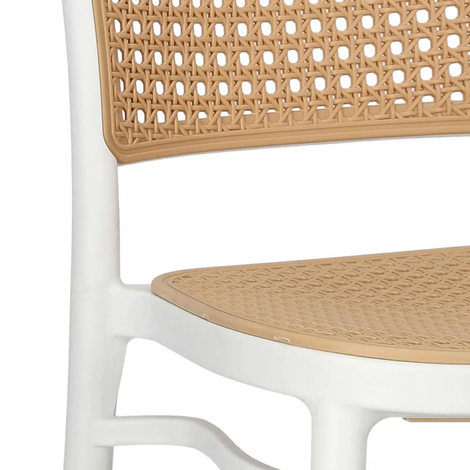 Krzesło Antonio białe z tworzywa