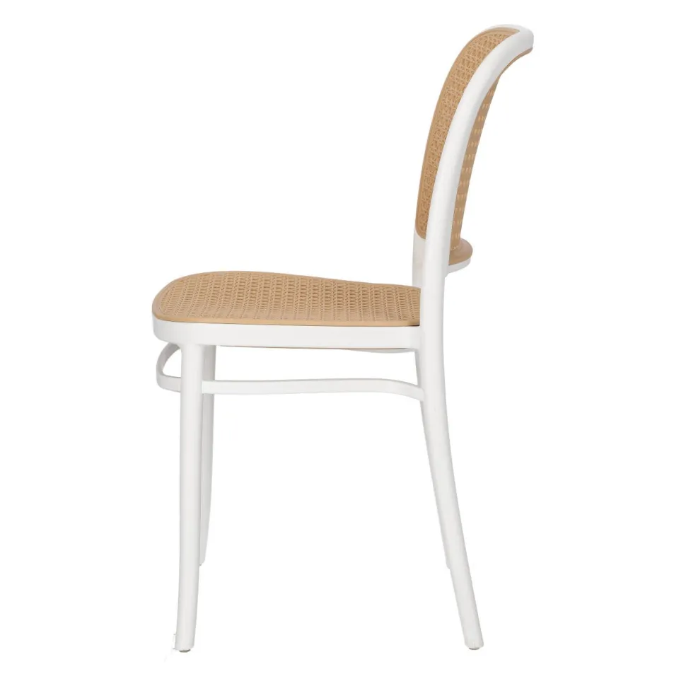 Krzesło Antonio białe z tworzywa