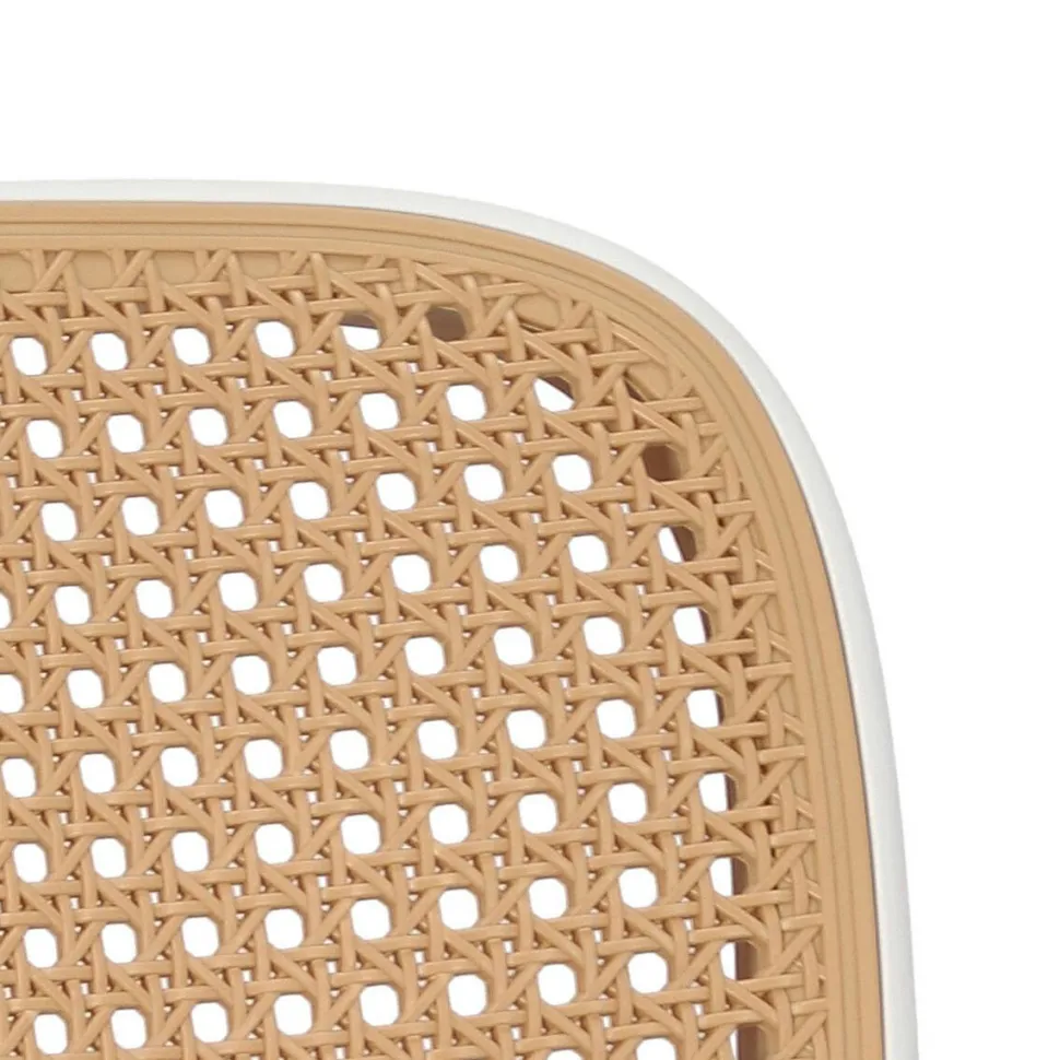 Krzesło Antonio białe z tworzywa