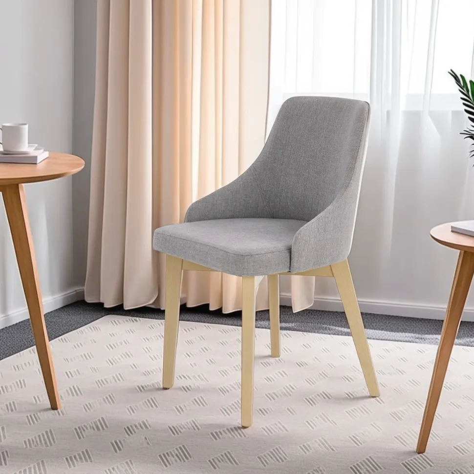 Krzesło Arman dąb/ szare jasne Inari 91