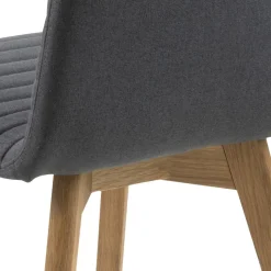 Krzesło Arosa Anthracite tapicerowane