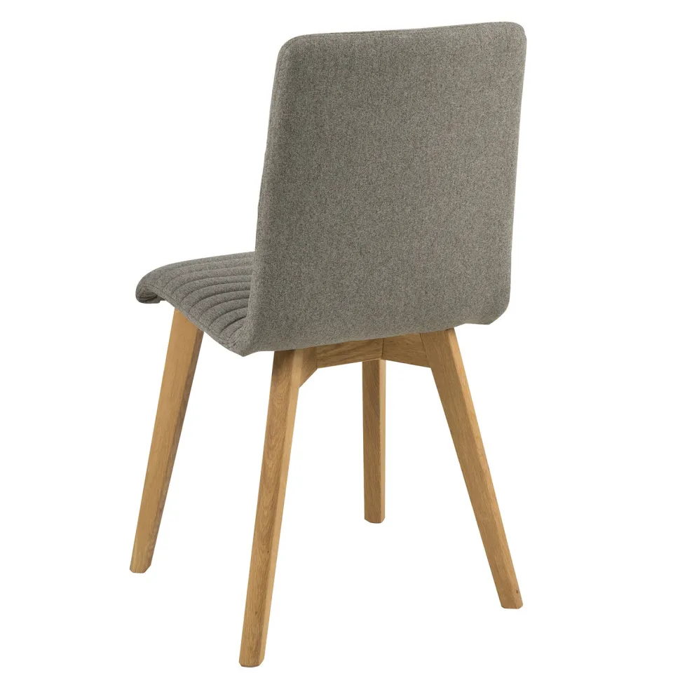 Krzesło Arosa Light Grey tapicerowane