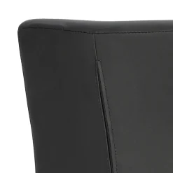 Krzesło Asama black PU czarne nogi