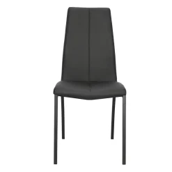 Krzesło Asama black PU czarne nogi