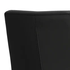 Krzesło Asama czarne tapicerowane