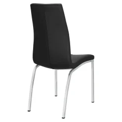 Krzesło Asama czarne tapicerowane