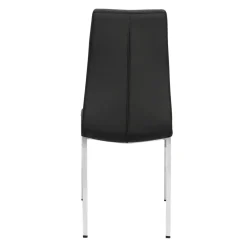 Krzesło Asama czarne tapicerowane