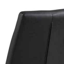 Krzesło Asama czarne tapicerowane