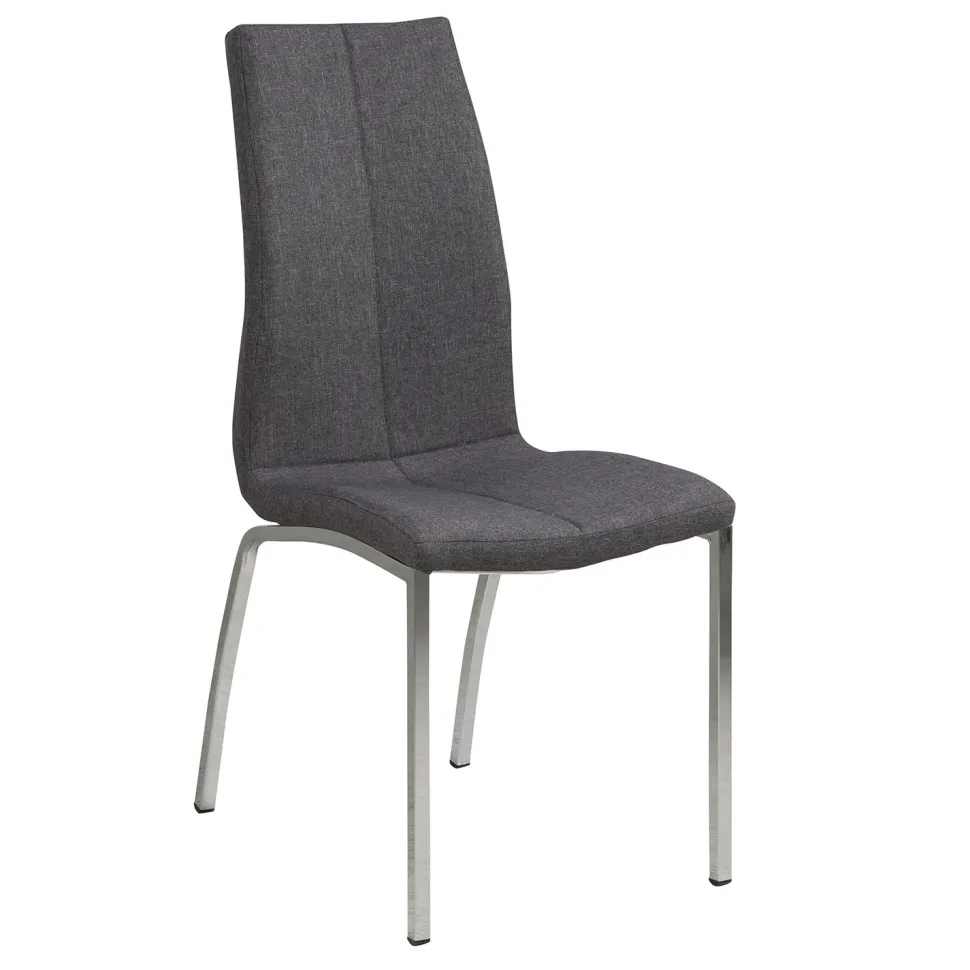 Krzesło Asama szare tapicerowane