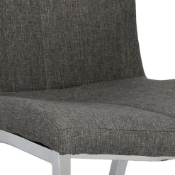 Krzesło Asama szare tapicerowane