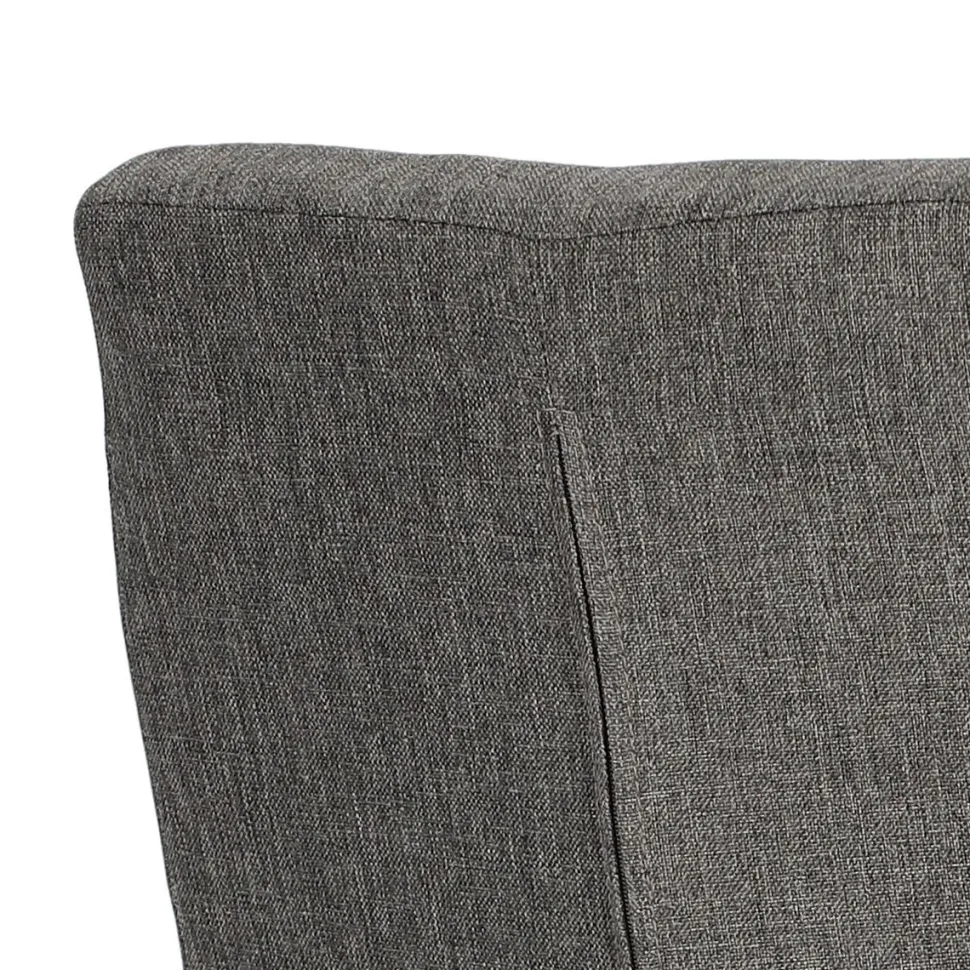 Krzesło Asama szare tapicerowane