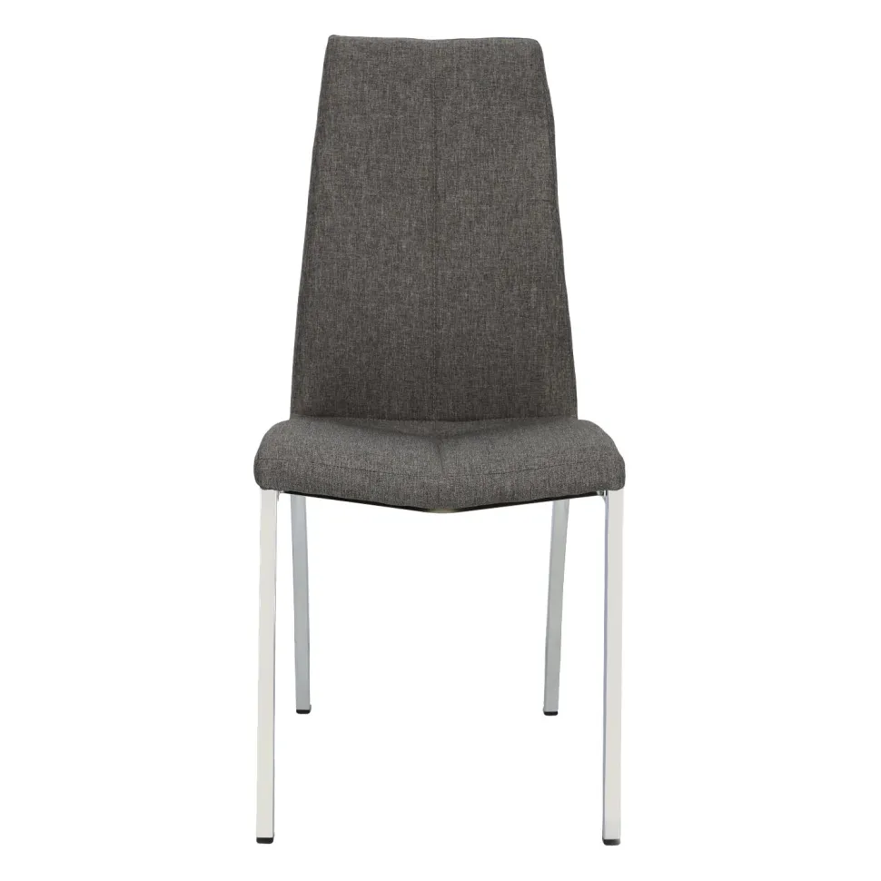 Krzesło Asama szare tapicerowane