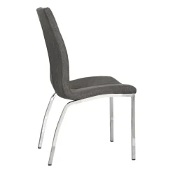 Krzesło Asama szare tapicerowane