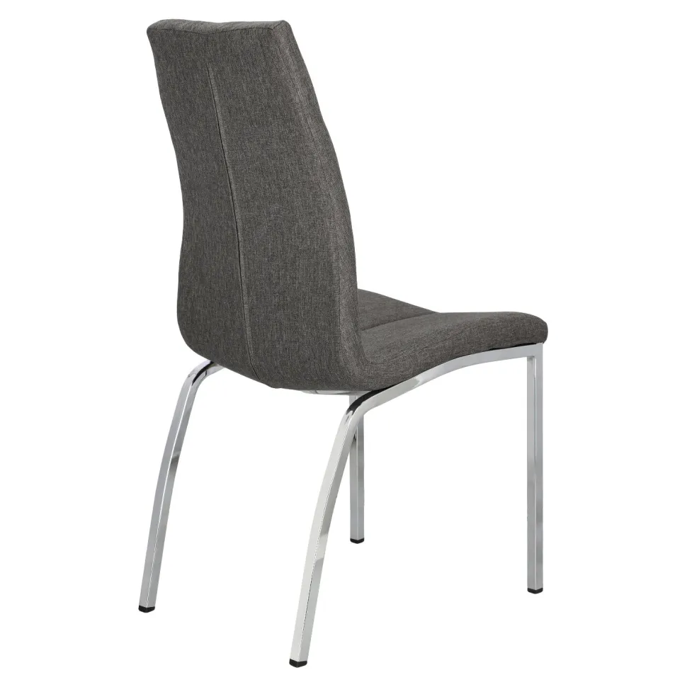 Krzesło Asama szare tapicerowane