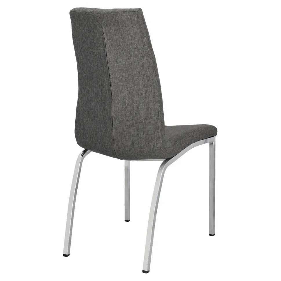 Krzesło Asama szare tapicerowane