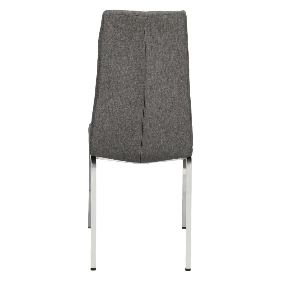 Krzesło Asama szare tapicerowane