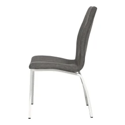 Krzesło Asama szare tapicerowane