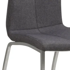 Krzesło Asama szare tapicerowane