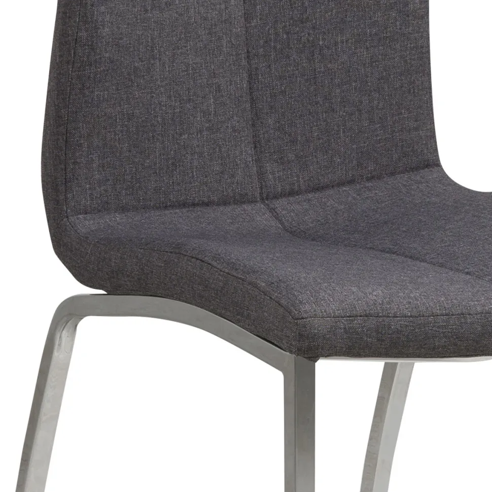 Krzesło Asama szare tapicerowane
