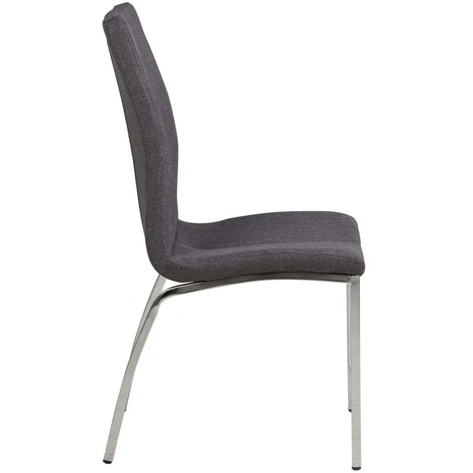 Krzesło Asama szare tapicerowane