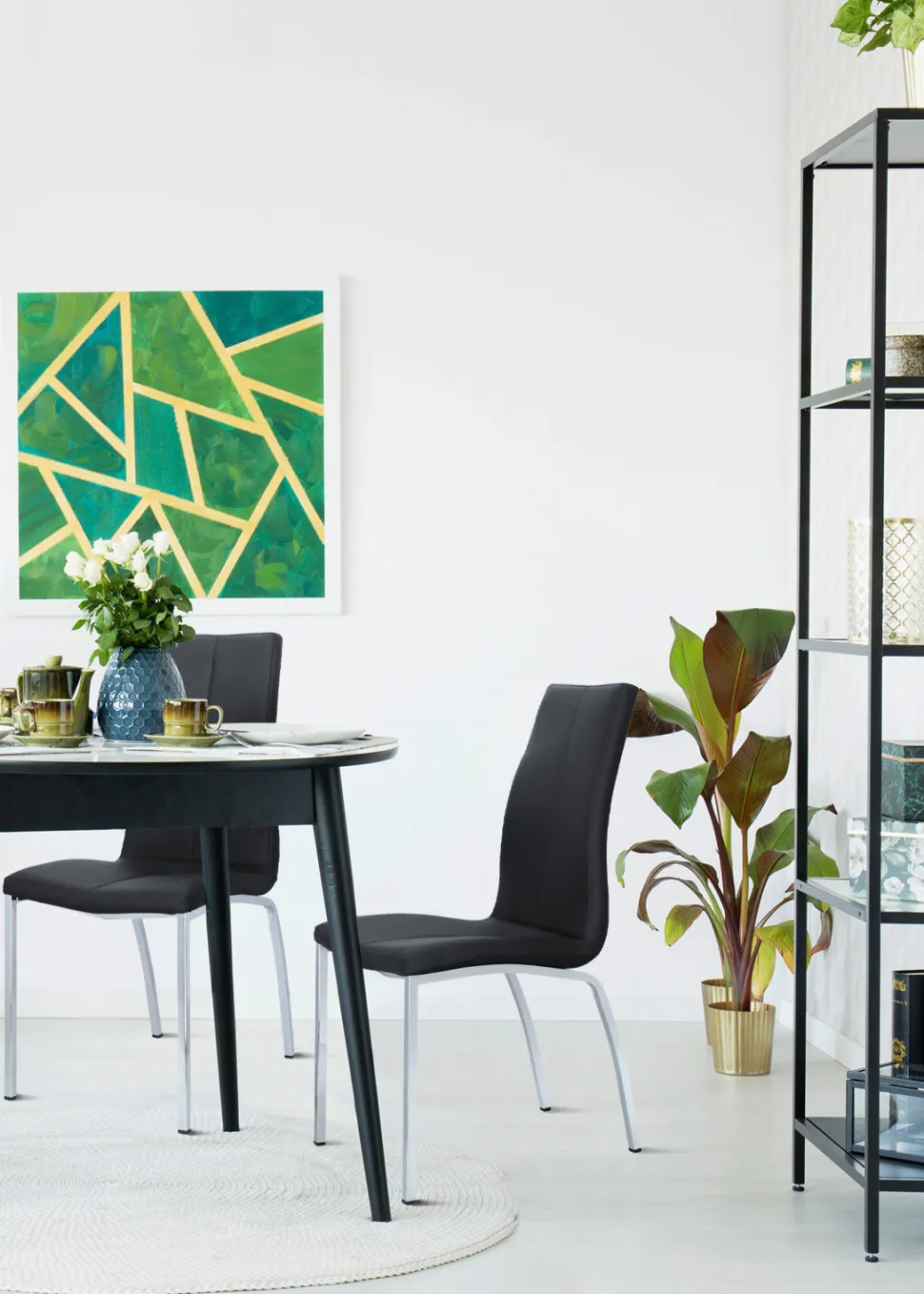 Krzesło Asama szare tapicerowane