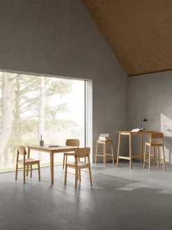 Krzesło Barlow dąb naturalny