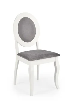 Krzesło Baron białe/ szare