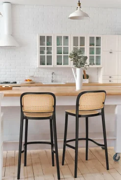 Krzesło barowe Antonio czarne