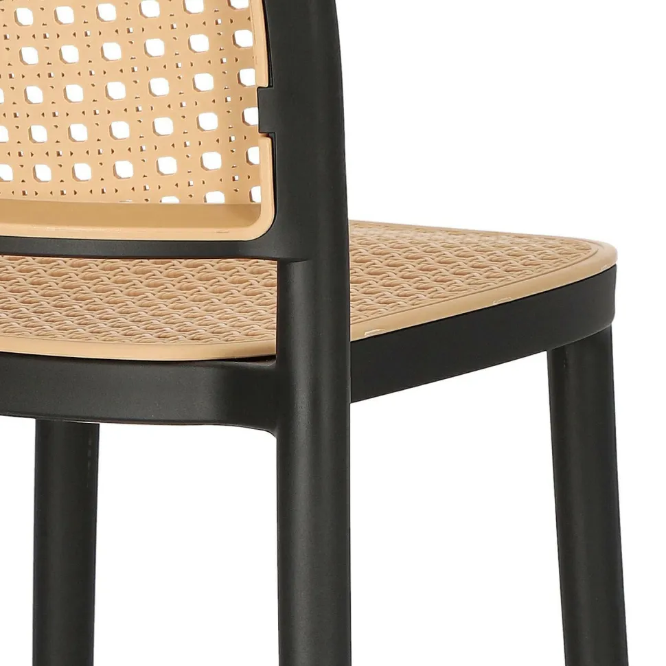 Krzesło barowe Antonio czarne