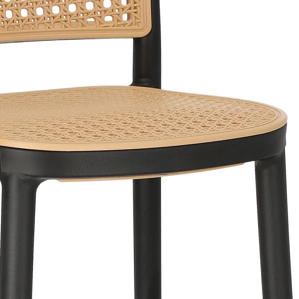 Krzesło barowe Antonio czarne