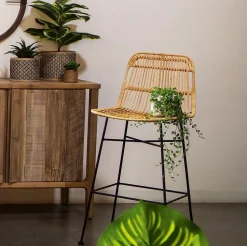 Krzesło barowe Kubu naturalne