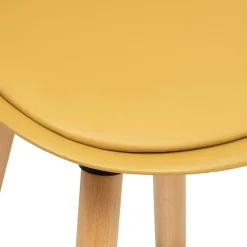 Krzesło barowe Maxon żółte