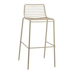 Krzesło barowe Summer szare metalowe