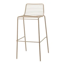 Krzesło barowe Summer szare metalowe