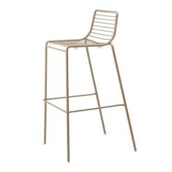 Krzesło barowe Summer szare metalowe