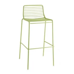 Krzesło barowe Summer zielone metalowe