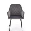 Krzesło Basper Velvet szary