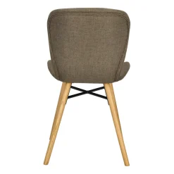 Krzesło Batilda Khaki tapicerowane