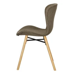Krzesło Batilda Khaki tapicerowane