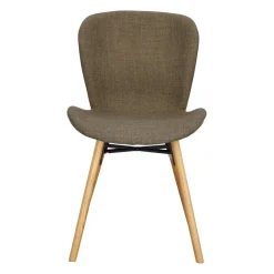 Krzesło Batilda Khaki tapicerowane